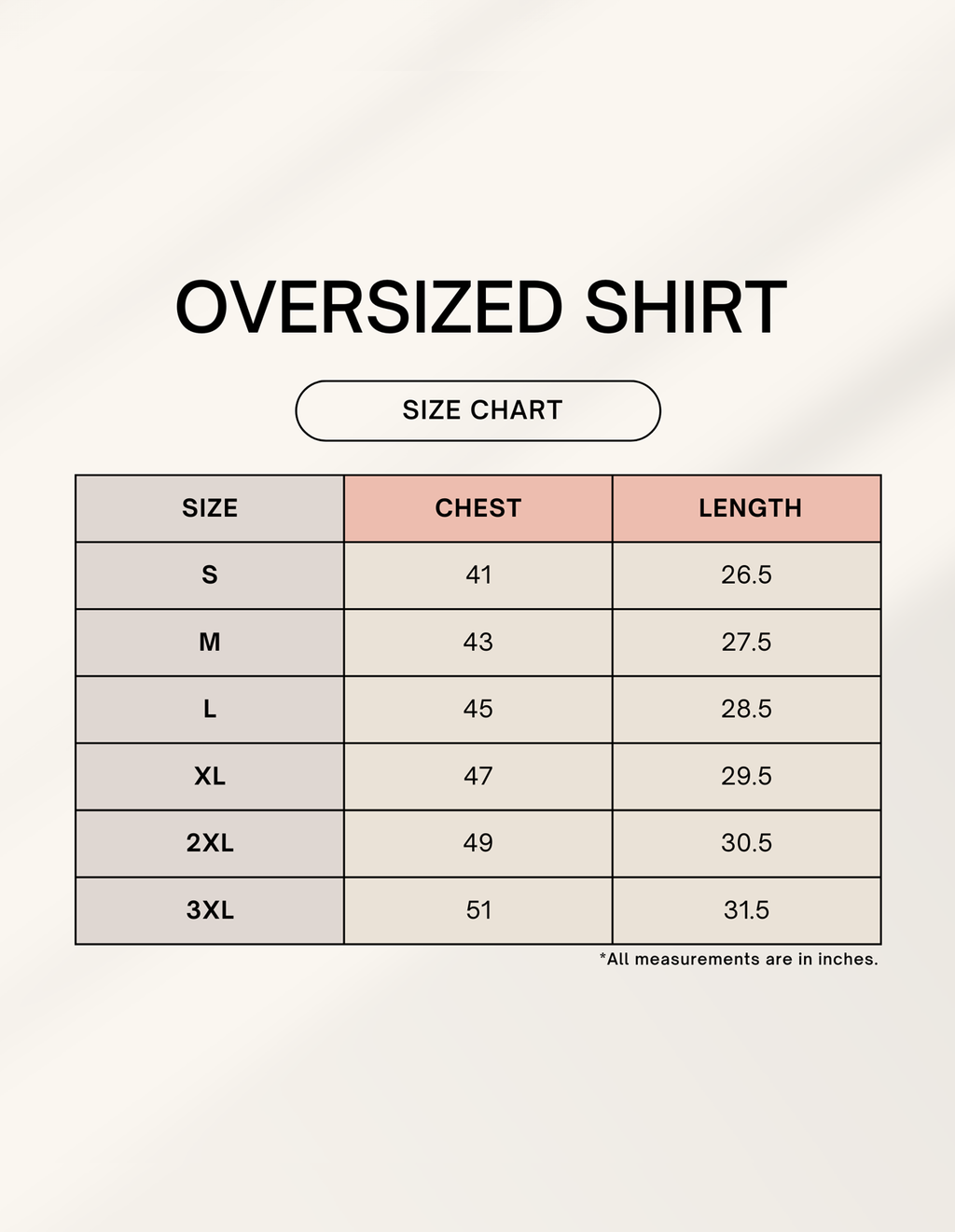Unisex Oversized Shirt